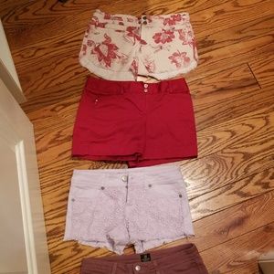 4 pairs shorts size 6
